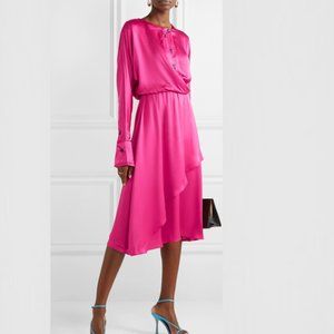 Palmer//Harding satin midi dress